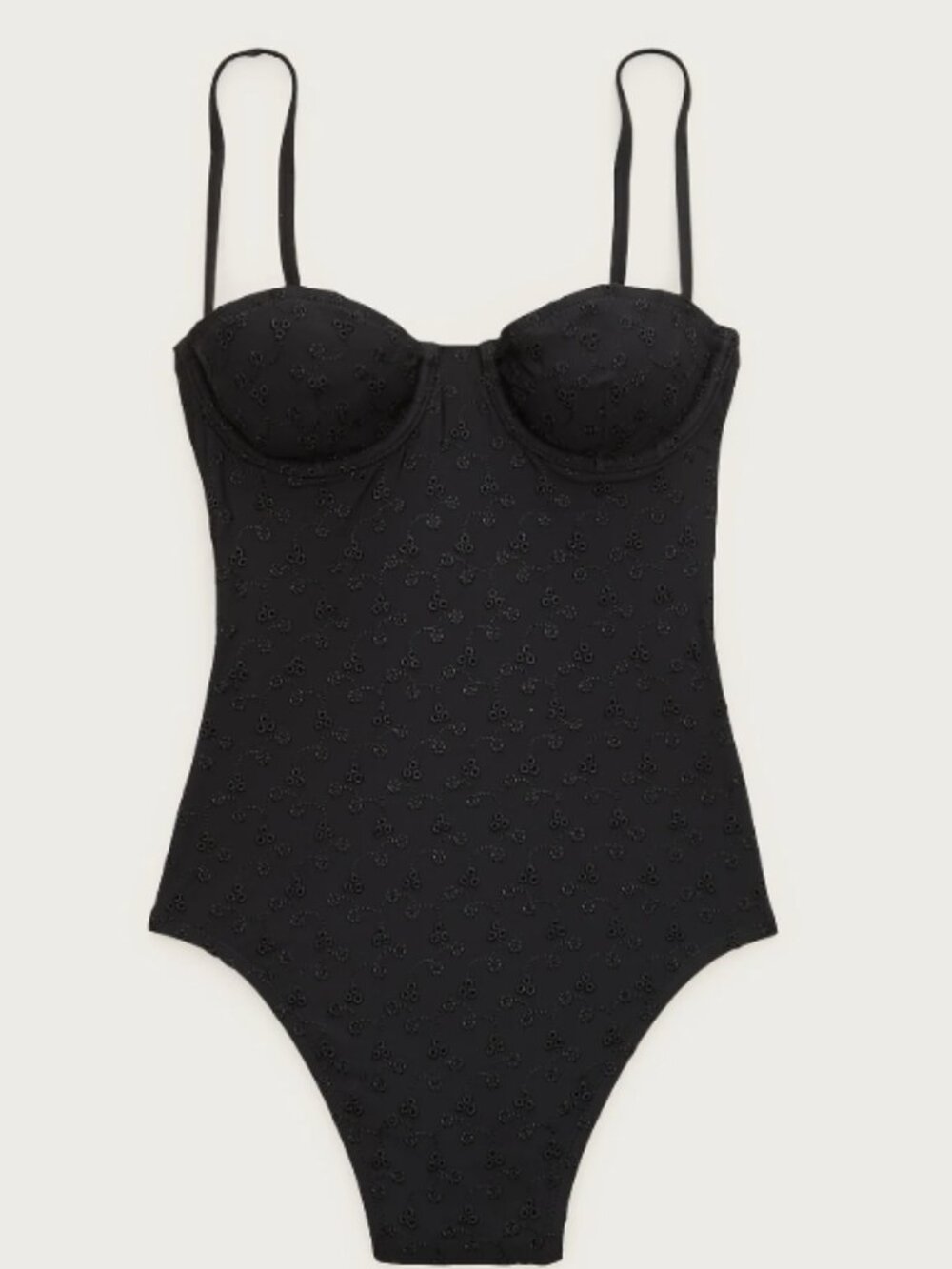 $148 msrp nwt J Crew Balconette eyelet underwire one piece 0